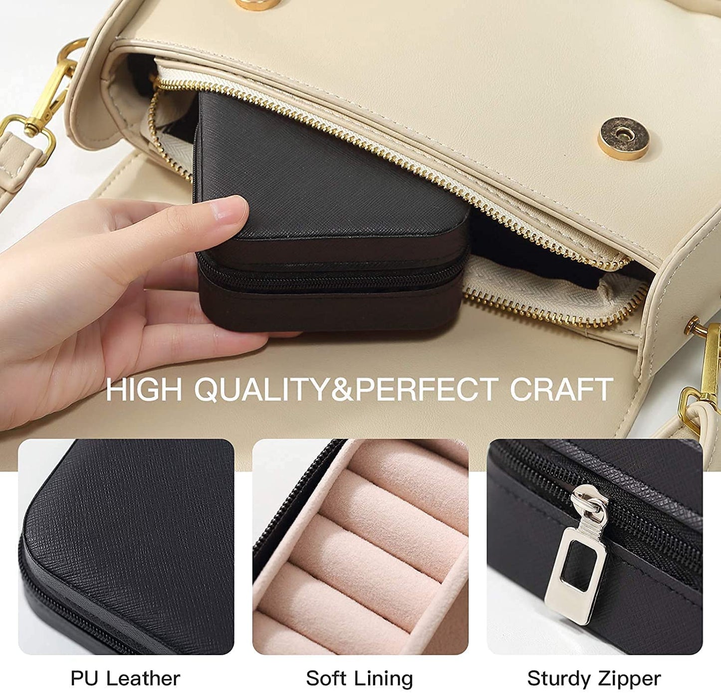 Mini Travel Jewelry Organizer Box