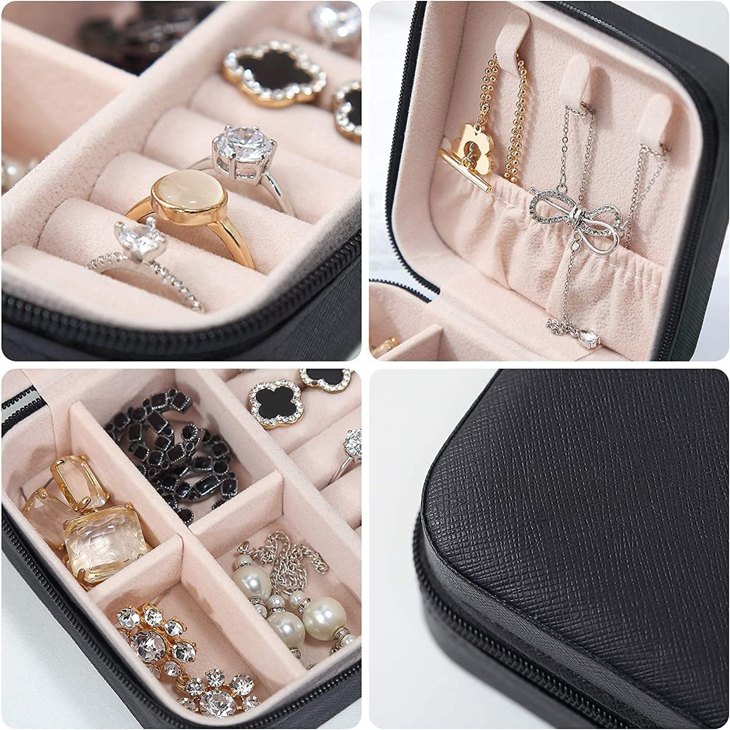 Mini Travel Jewelry Organizer Box